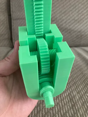 Adjustable table Elevating gear system