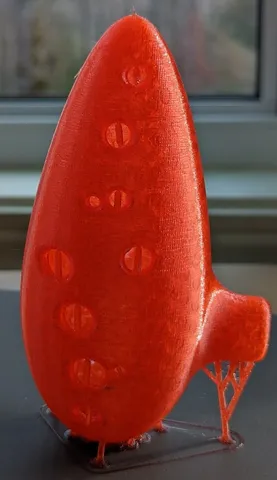 Ocarina with tree support from C Duch