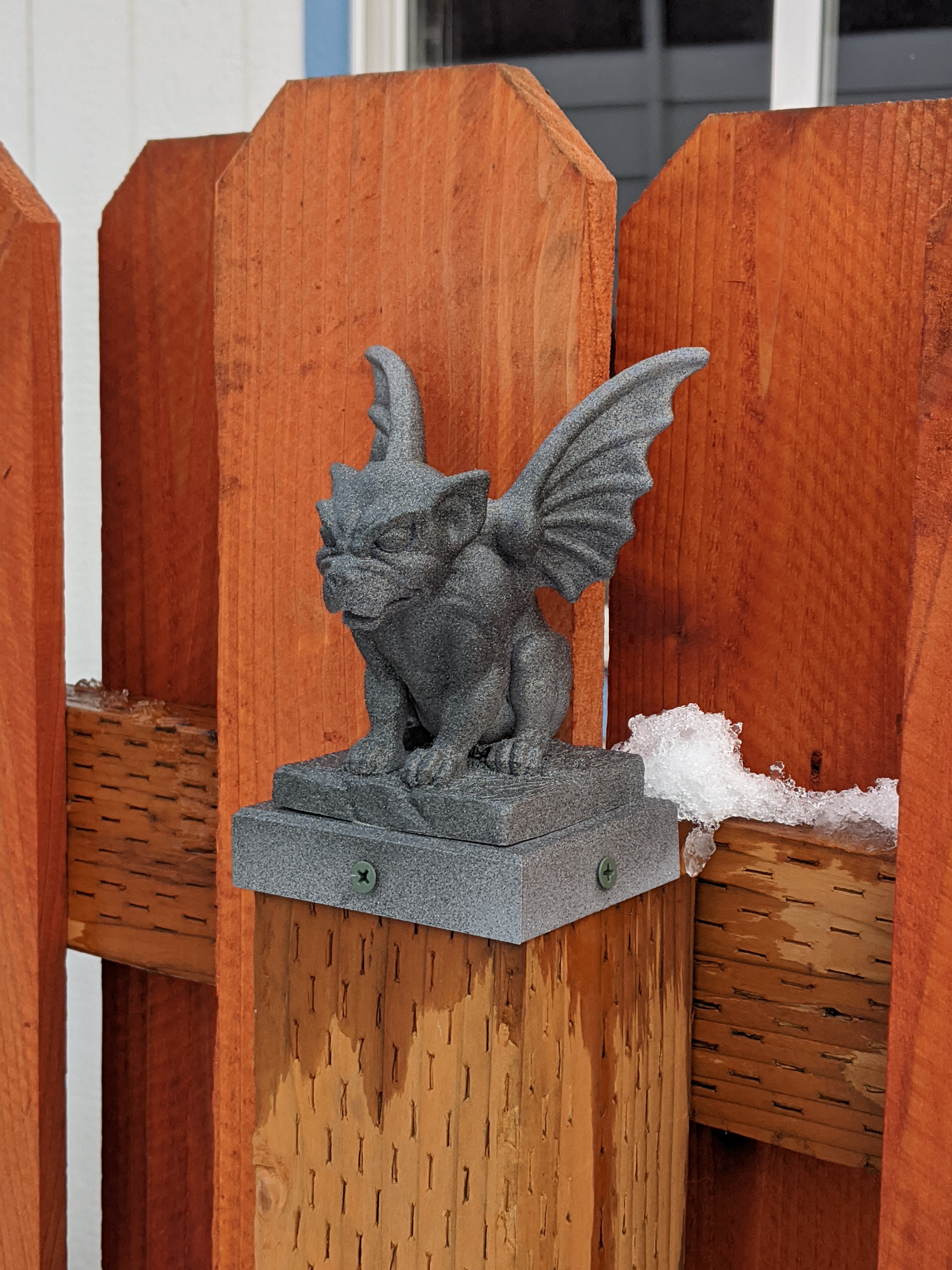 Gargoyle Fence Post Toppers