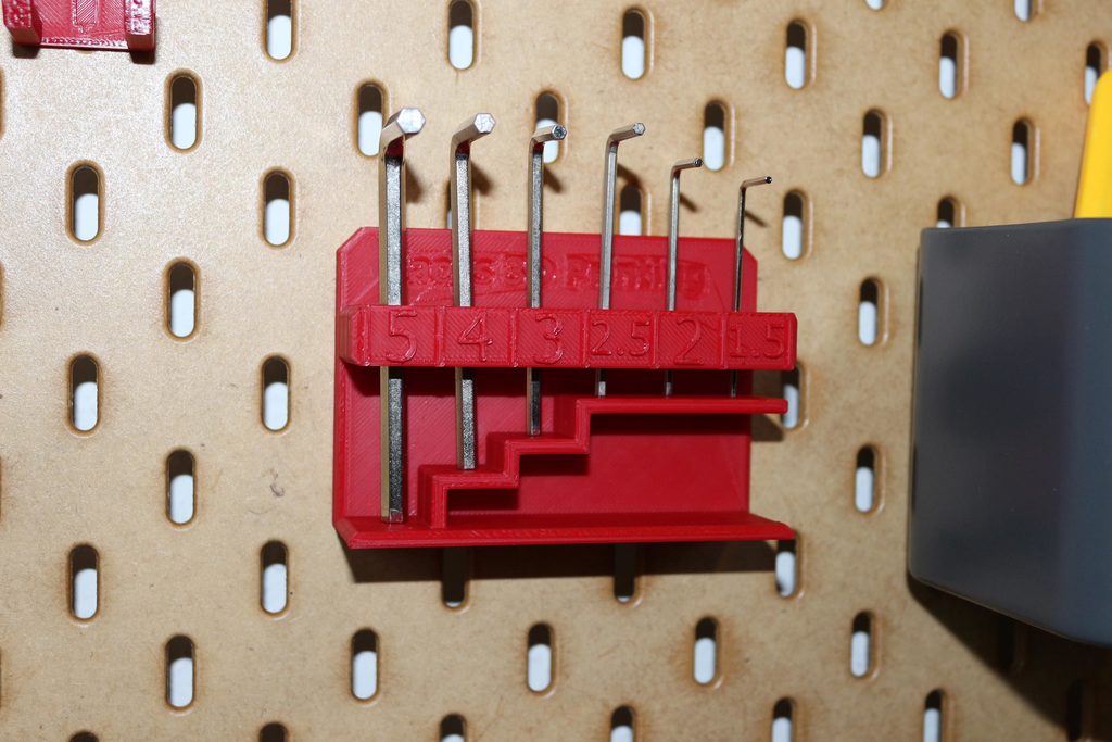 Hex Wrench Holder for Ikea Skadis by Jacks Download free