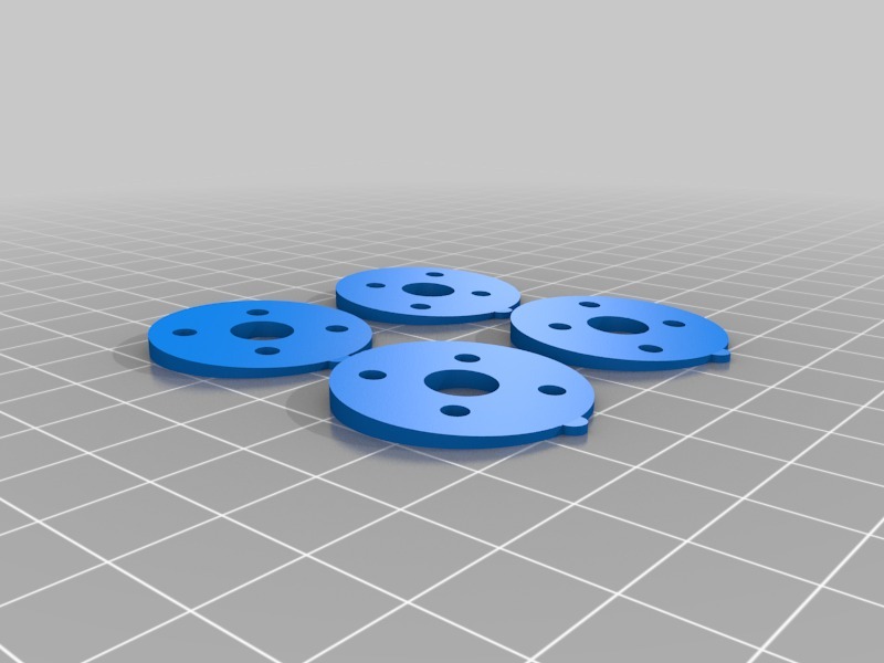 tilted motor mount  for quadcopter 80d