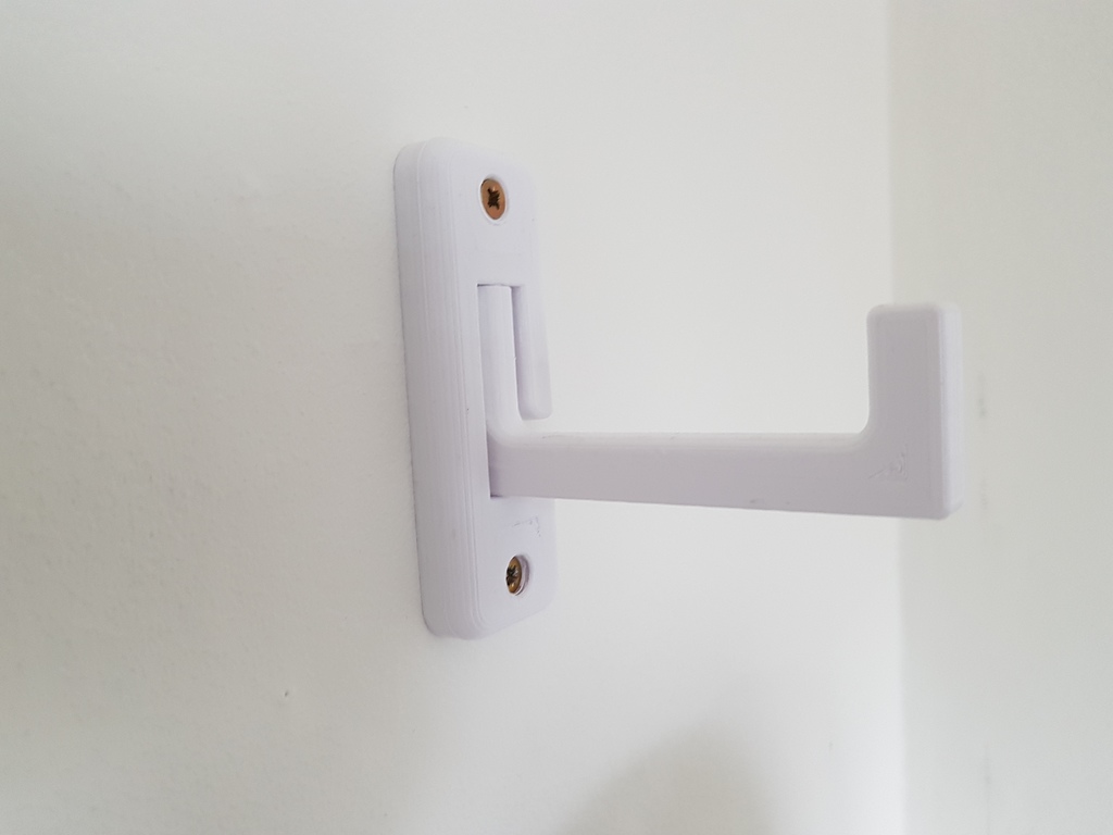 Folding wall hook