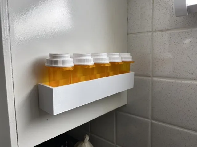 Medicine Bottle Shelf