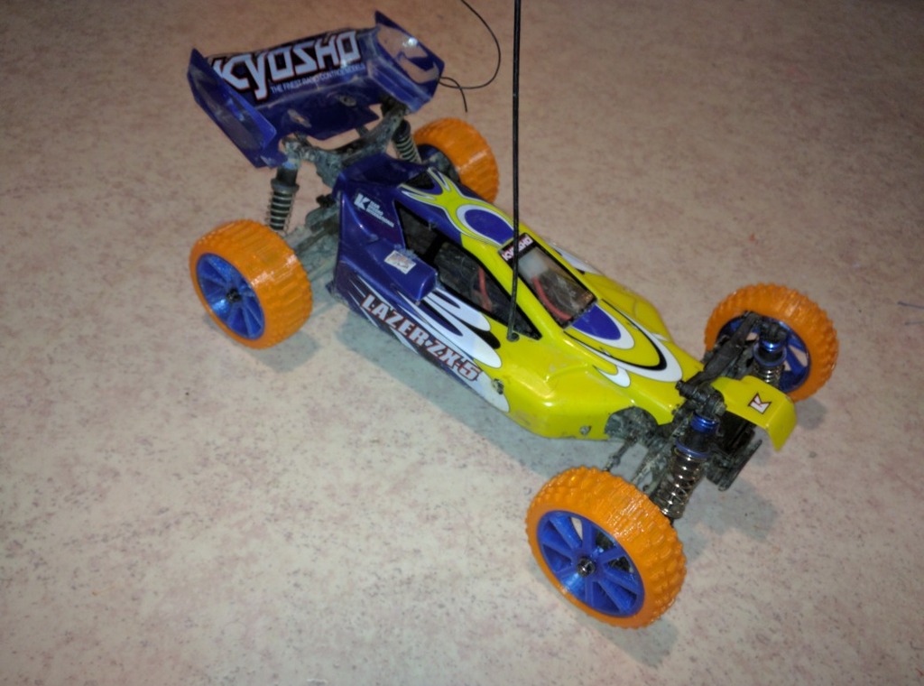 Tyres with rims  for the  Kyosho zx5