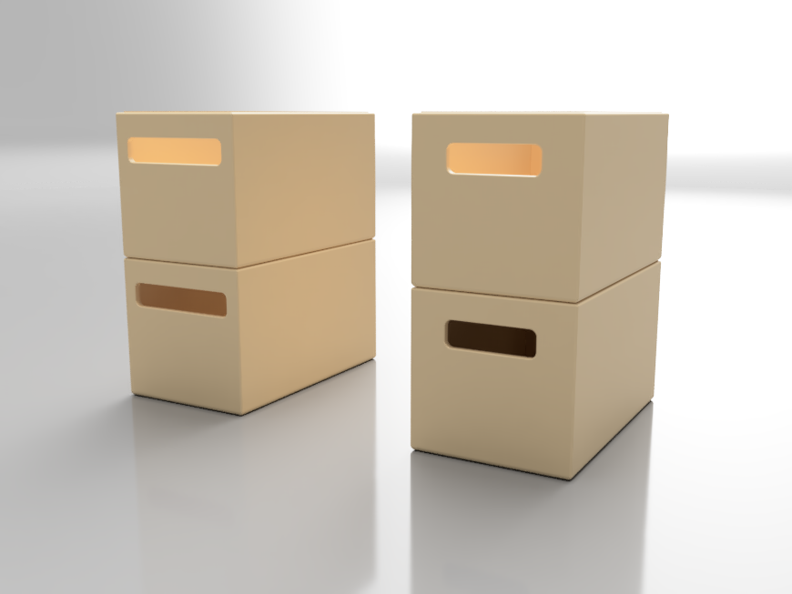 Parametric modular Drawer stackable  | Tiroir Modulaire Paramétrique superposable / Box parametric for drawer — miniatura 4