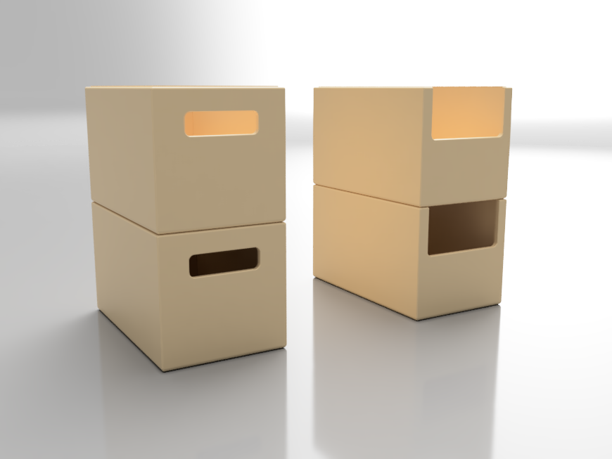 Parametric modular Drawer stackable  | Tiroir Modulaire Paramétrique superposable / Box parametric for drawer — miniatura 2