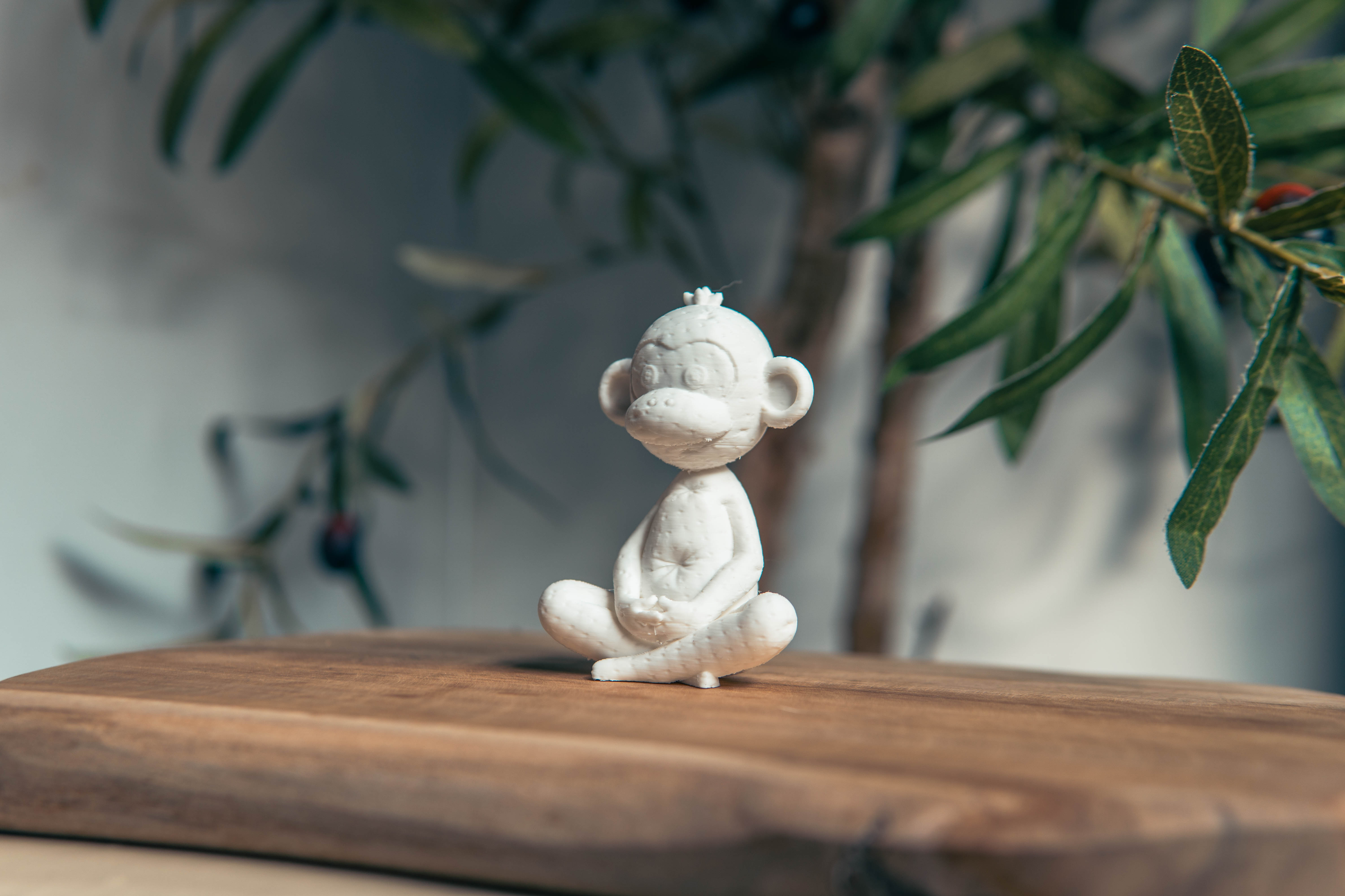 Miniatura 3 do modelo 3D Knitted Meditating Monkey