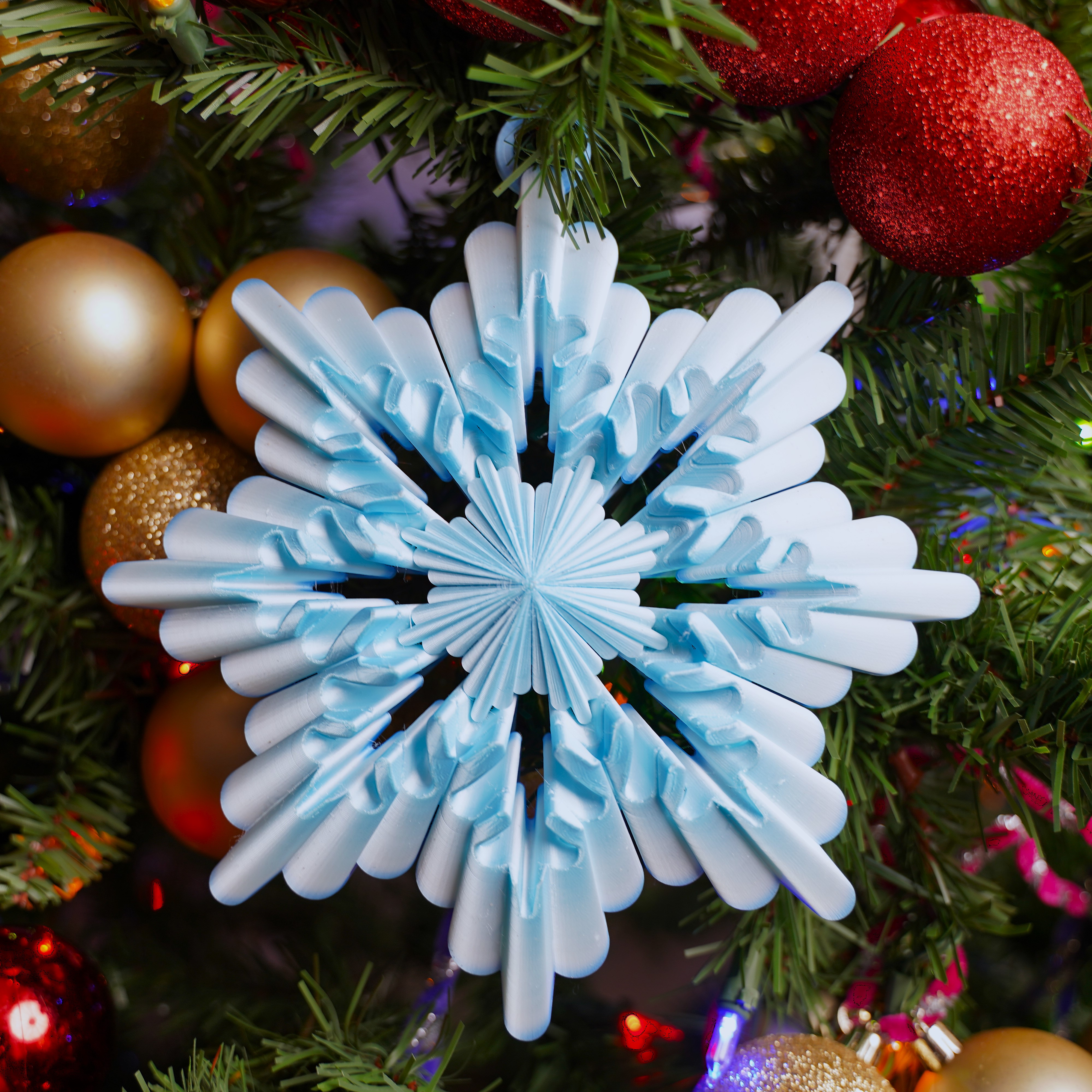 Floral Snowflake Ornament