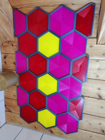 Wallpanel -  Modular Hexagon Tiles