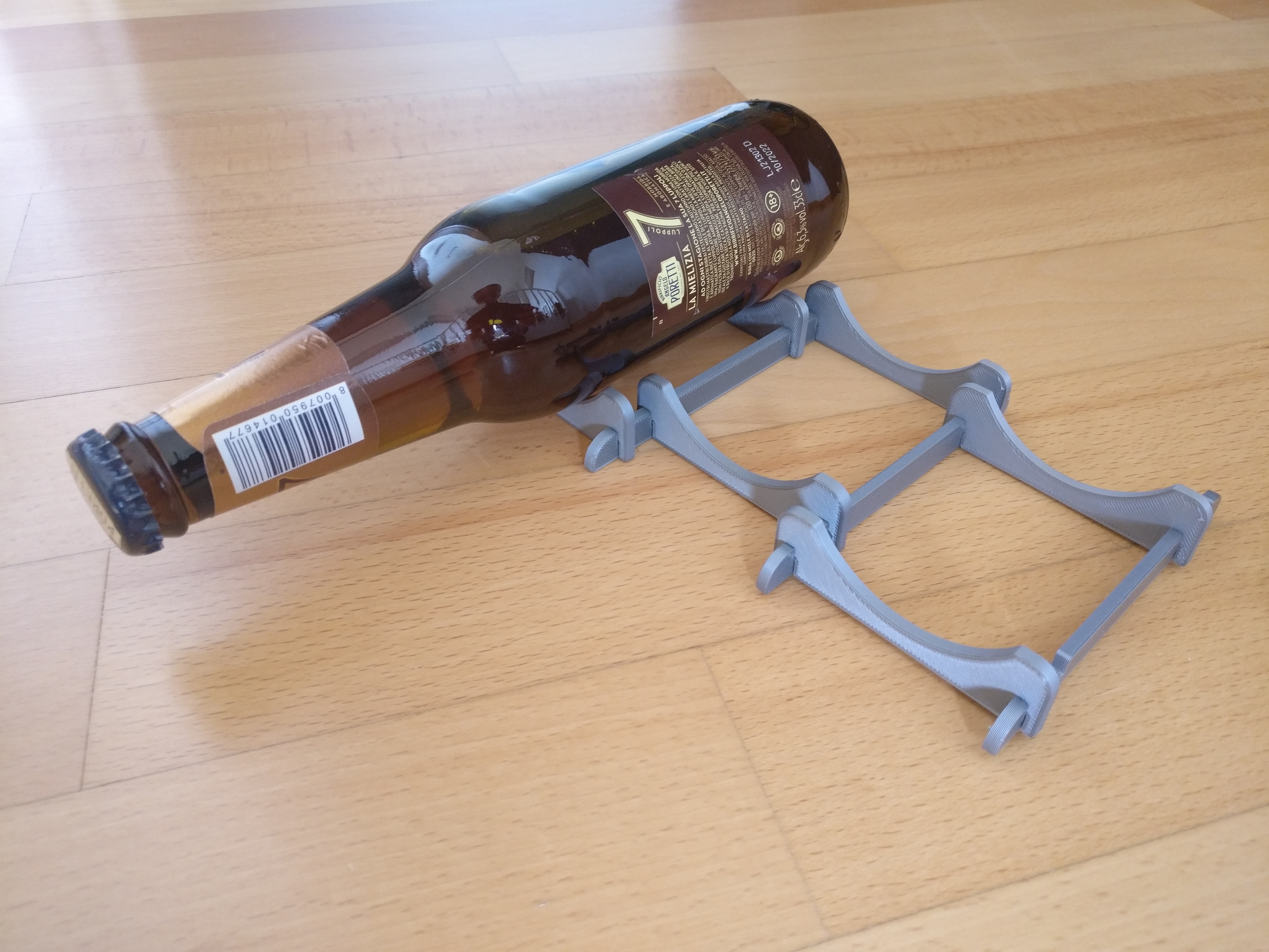 Miniatura 3 do modelo 3D Modular beer rack for fridge