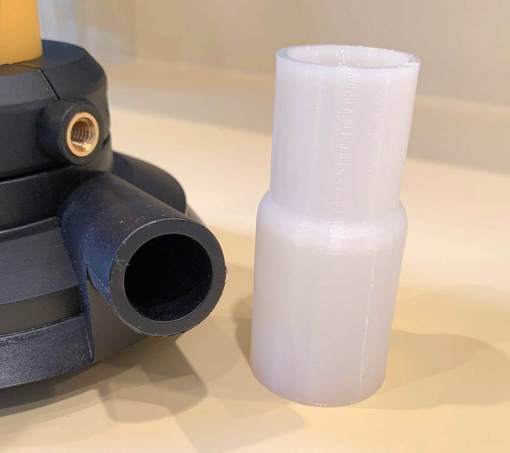 Dewalt Disc Sander Vacuum Adapter by FishGee Download free STL model