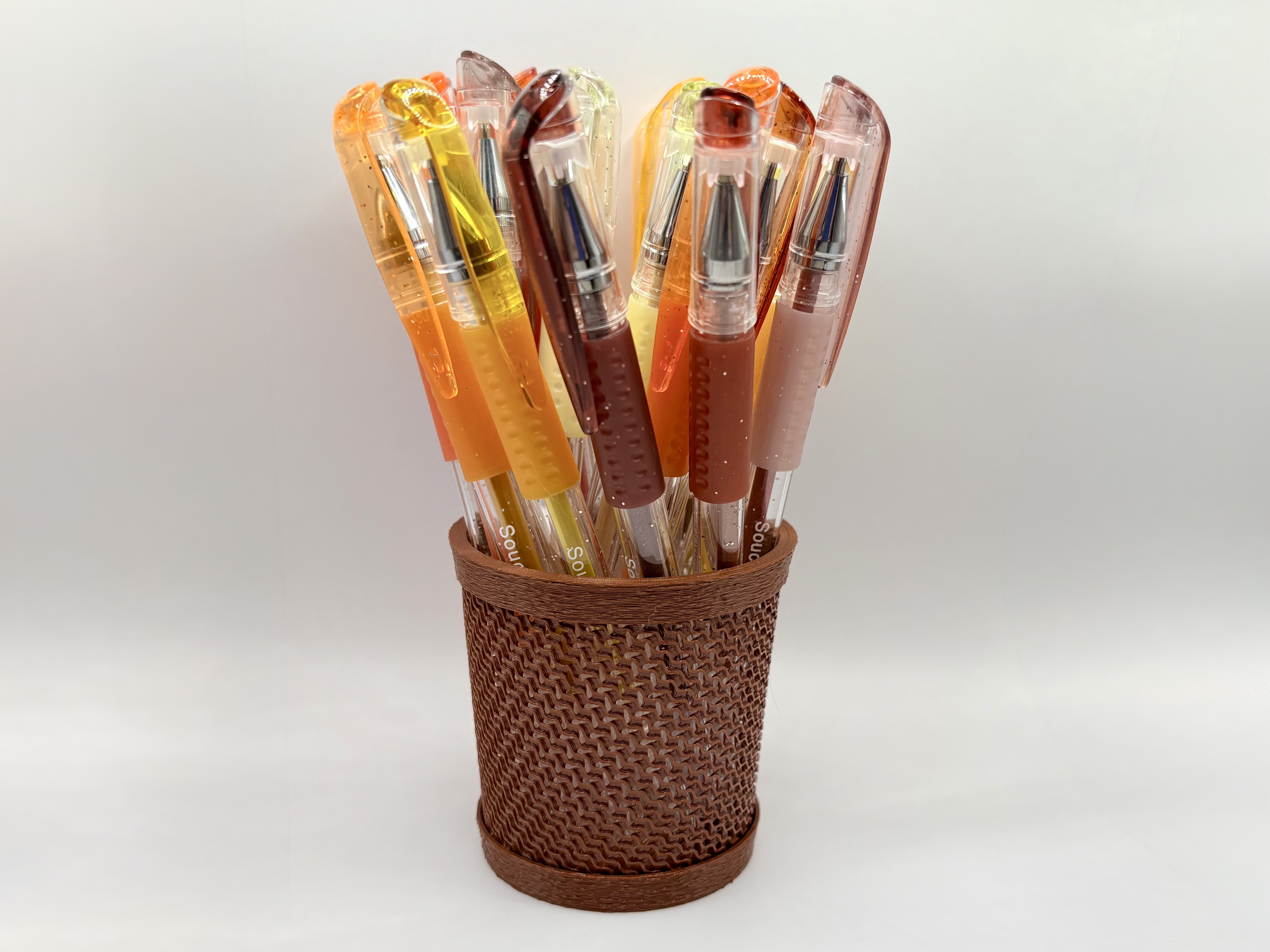 Miniature Mesh Desktop Trash Bin - Under 1 Hour - Easy Assembly - Fuzzy Skin — miniatura 3