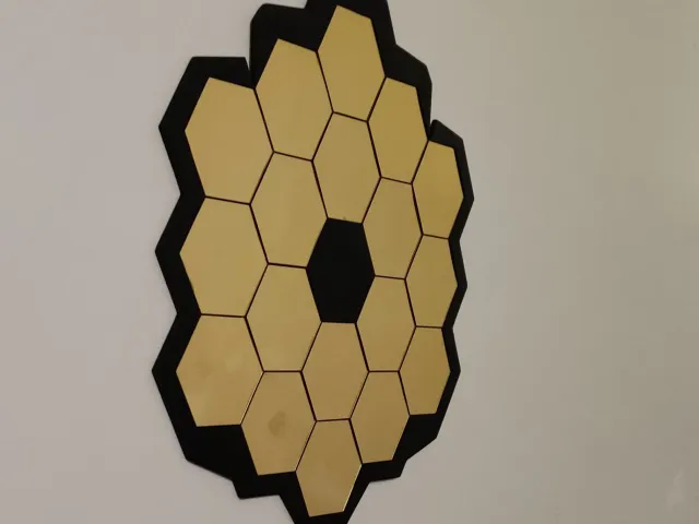 JWST Realistic Wall Art (with hole for hanging)