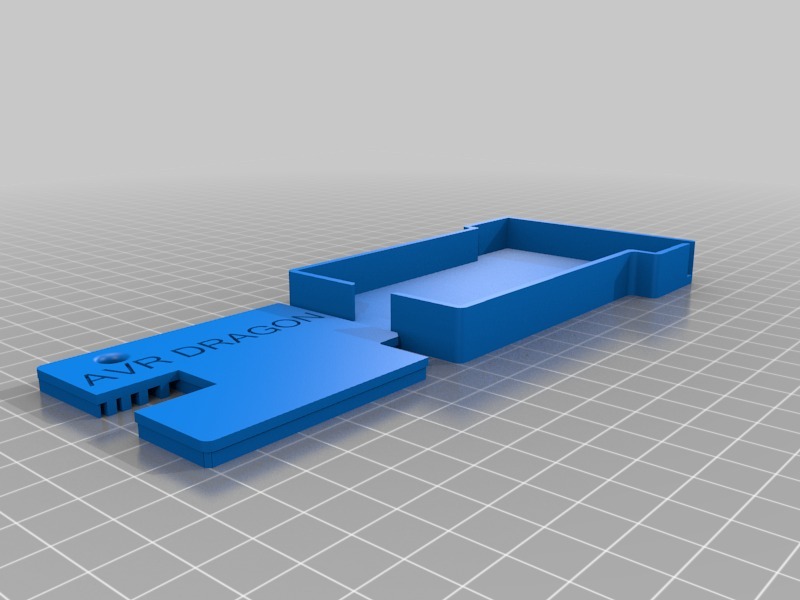 Miniatura 2 do modelo 3D AVR Dragon Programmer Case