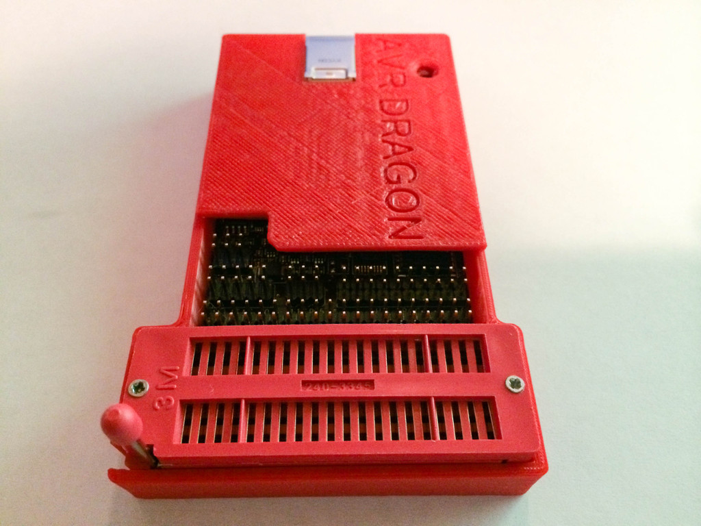 Miniatura 6 do modelo 3D AVR Dragon Programmer Case