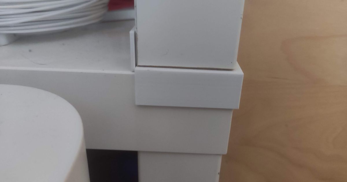 Magic IKEA Lack stack/join no screws by Adam Foltyn Download free STL