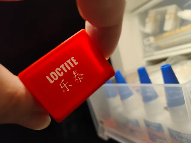 Loctite glue holder