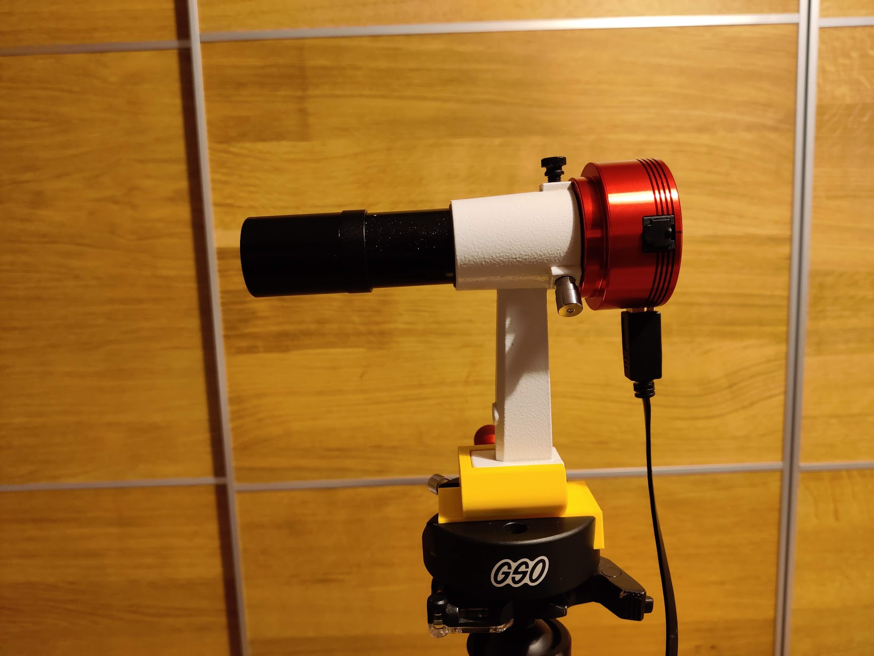 Guide scope from a 6x30 finder scope: T2 adaptor