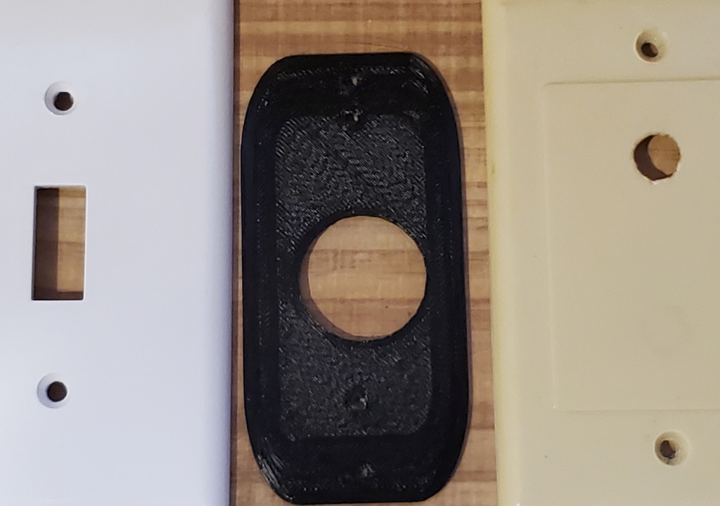 Coaxial Cable Wall Plate Adapter for Cover by N8finch Download free