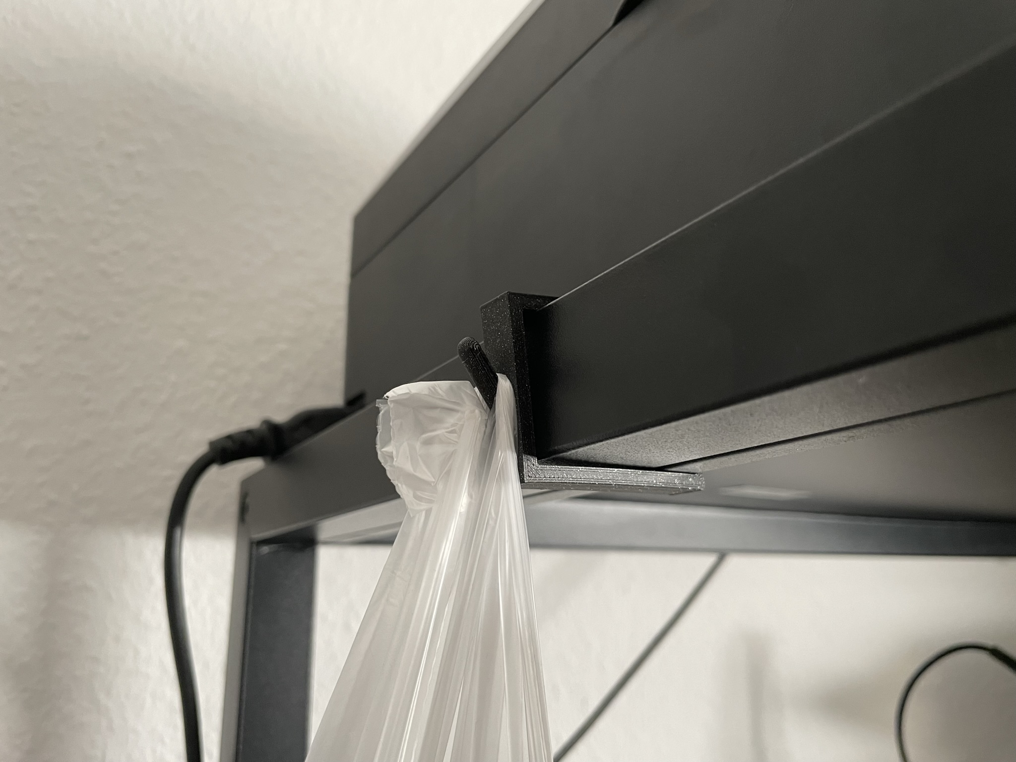 Side Hook for IKEA RÅVAROR (metal rack with wheels)