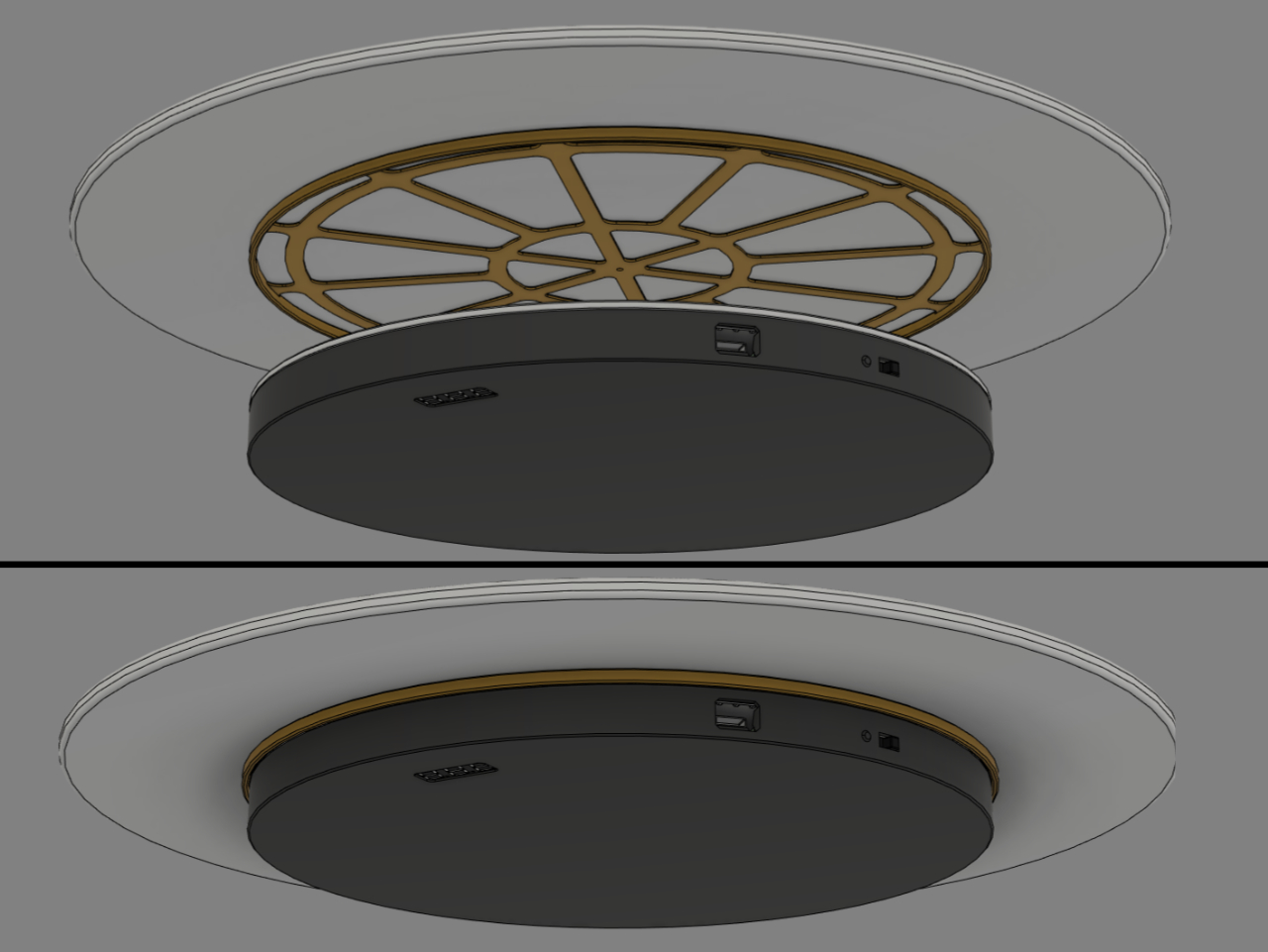 18\20cm Motorized Turntable by Volan | Download free STL model ...