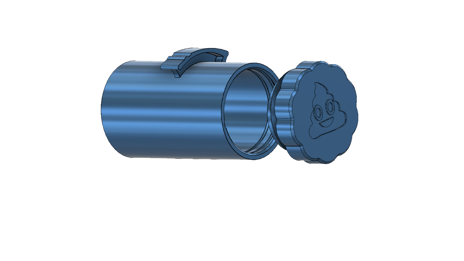 Dog Poop Bag Holder for Flexi Reel by ksutty Download free STL model Dog Poop Bag Holder for Flexi Reel by ksutty Download free STL model