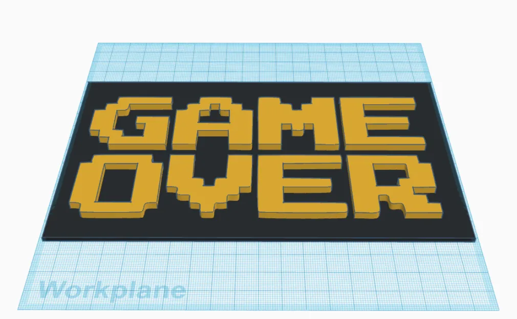 Game Over by zinitri | Download free STL model | Printables.com
