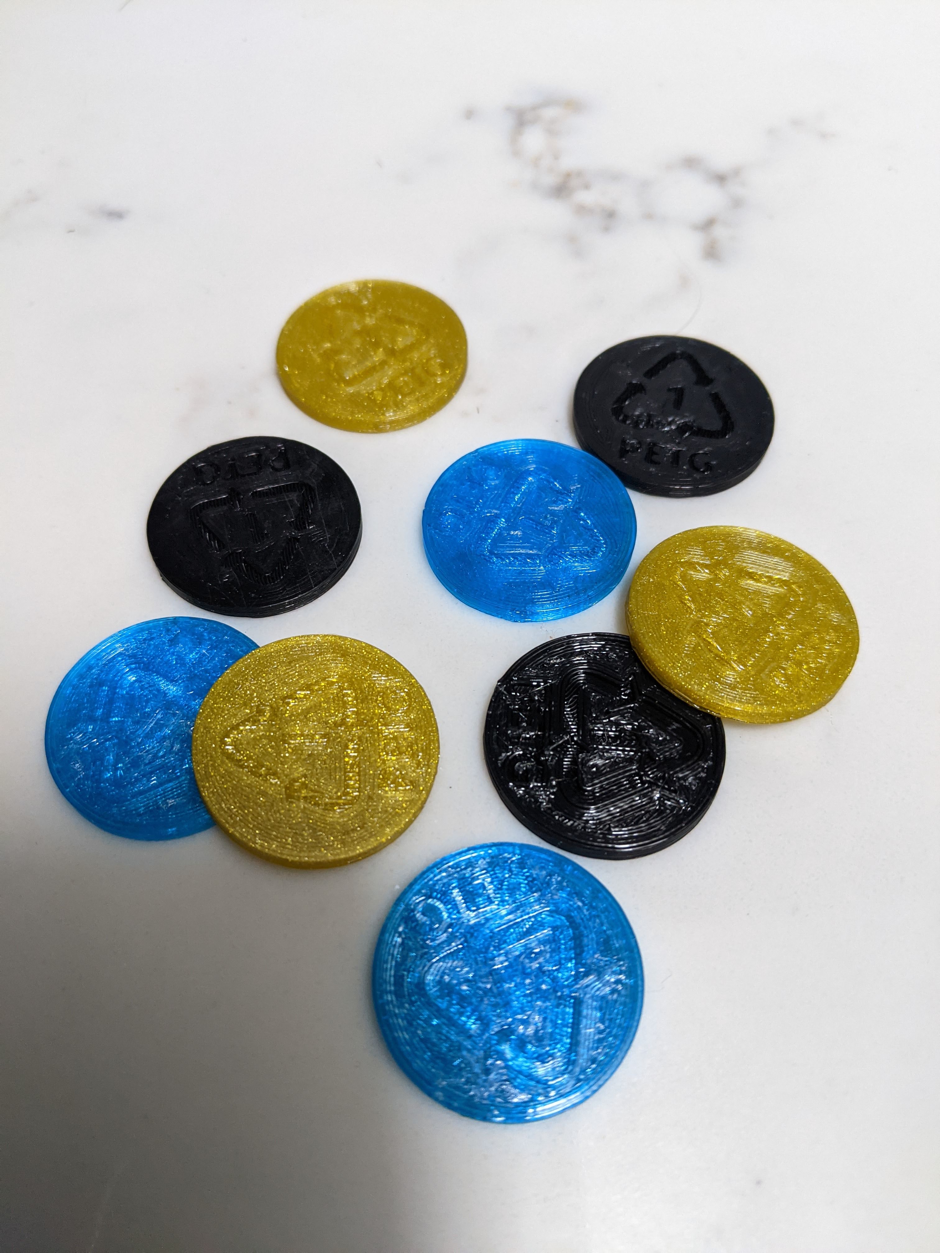 Recycle Token Great for gaming and contests that require tokens or