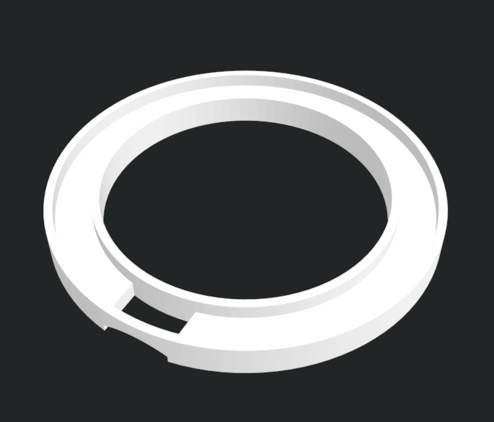 Holder for 24 x NeoPixel LED Ring WS28128B
