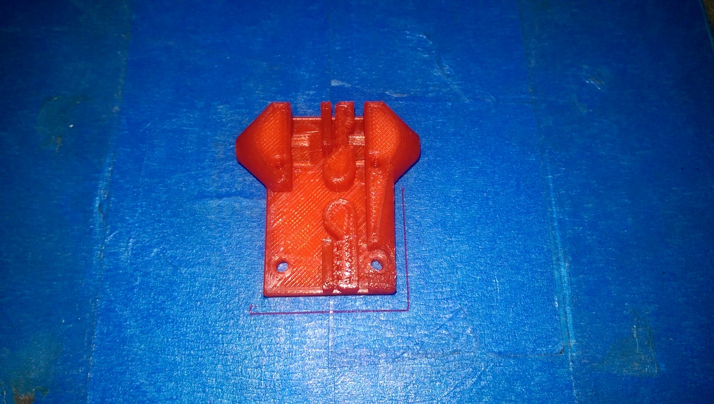 "Stronger" Kossel Carriage with integrated belt clips for open belts by ...