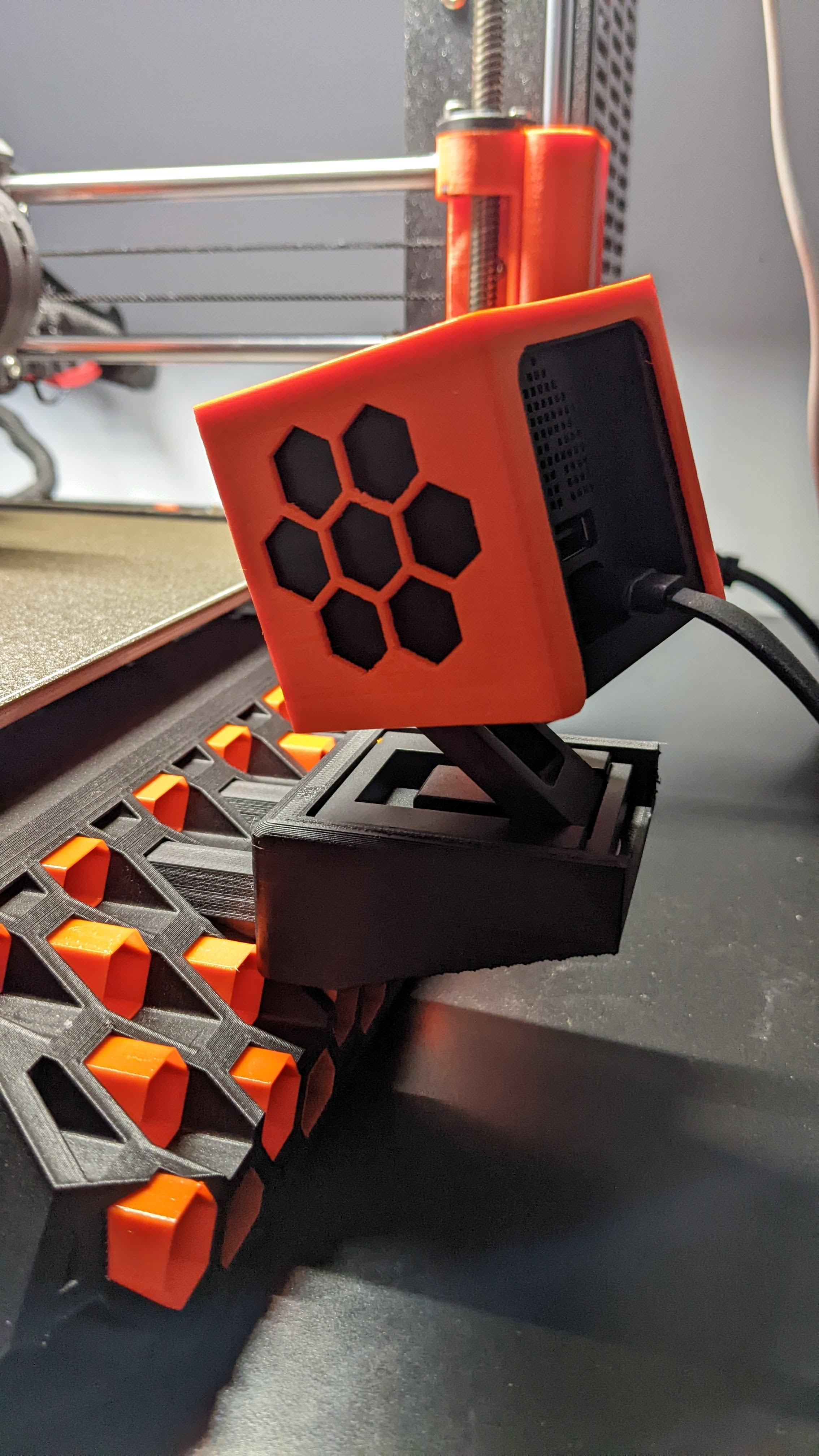 Ultimate Prusa Casing - Wyze v2 Camera Mount 3D model thumbnail