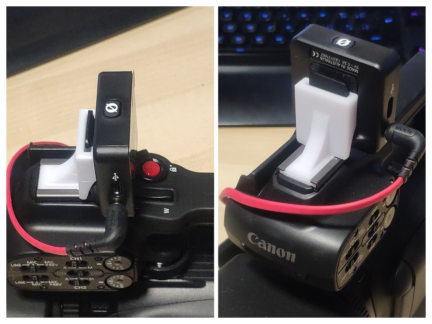 Rode wireless go hotshoe 90° switch