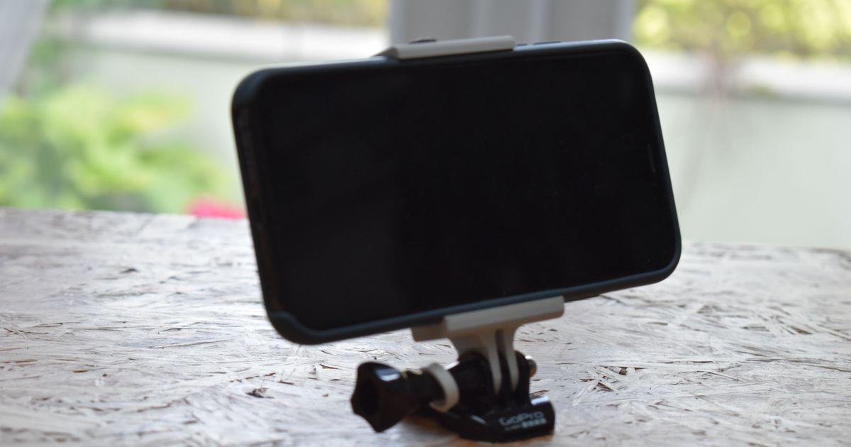 GoPro Mount Phone Holder by shakeNbake08 | Download free STL model ...