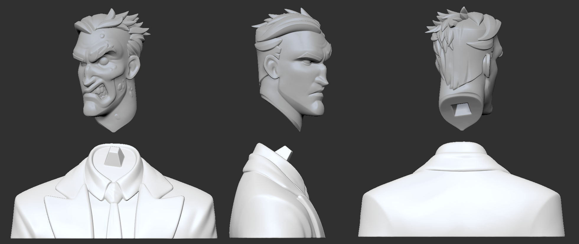 Miniatura 3 do modelo 3D Two Face