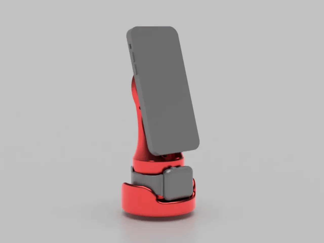 iPhone Magsafe + Apple Watch wireless charging stand by Tyson, Download  free STL model
