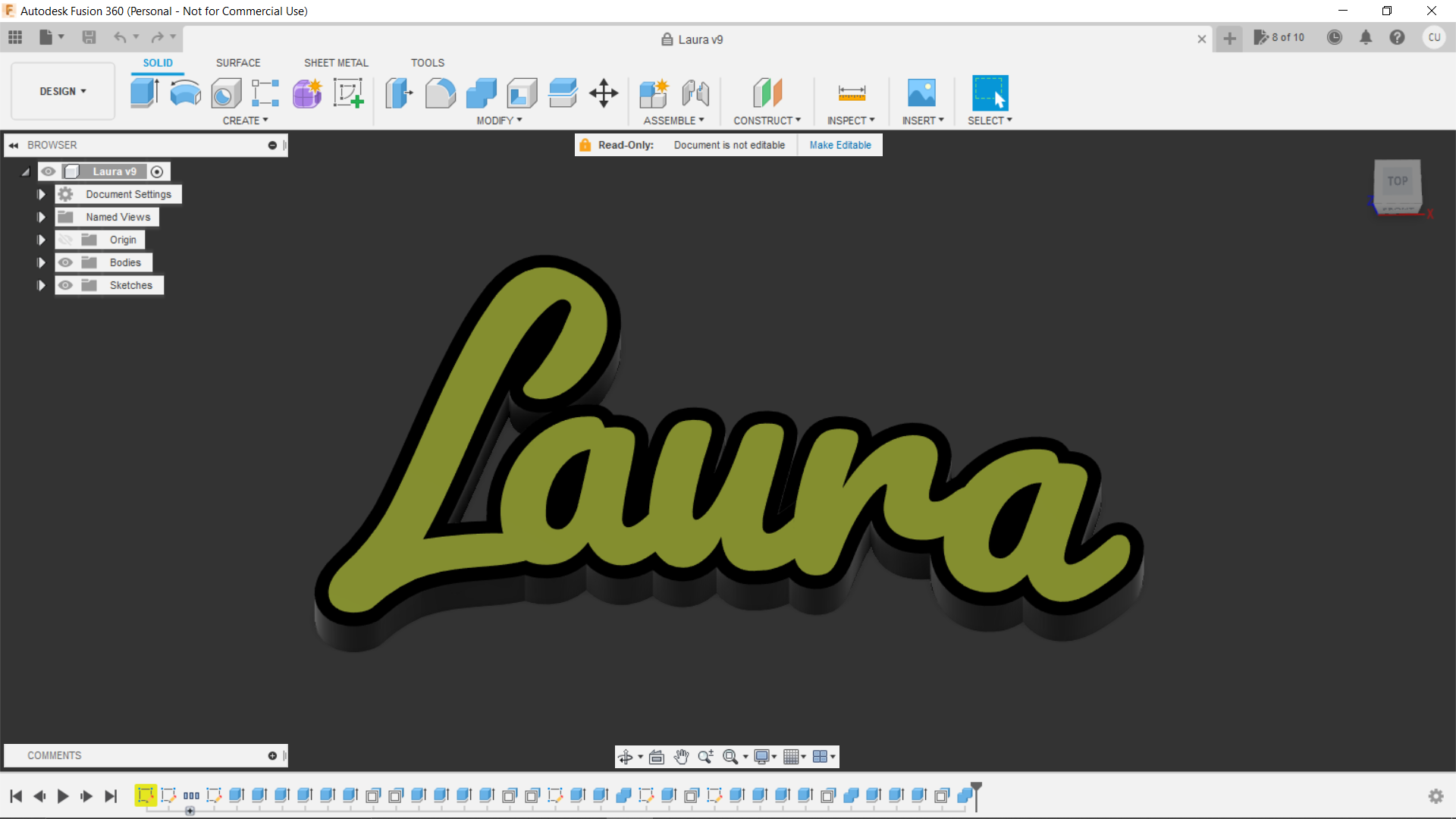 Letrero Led | Laura