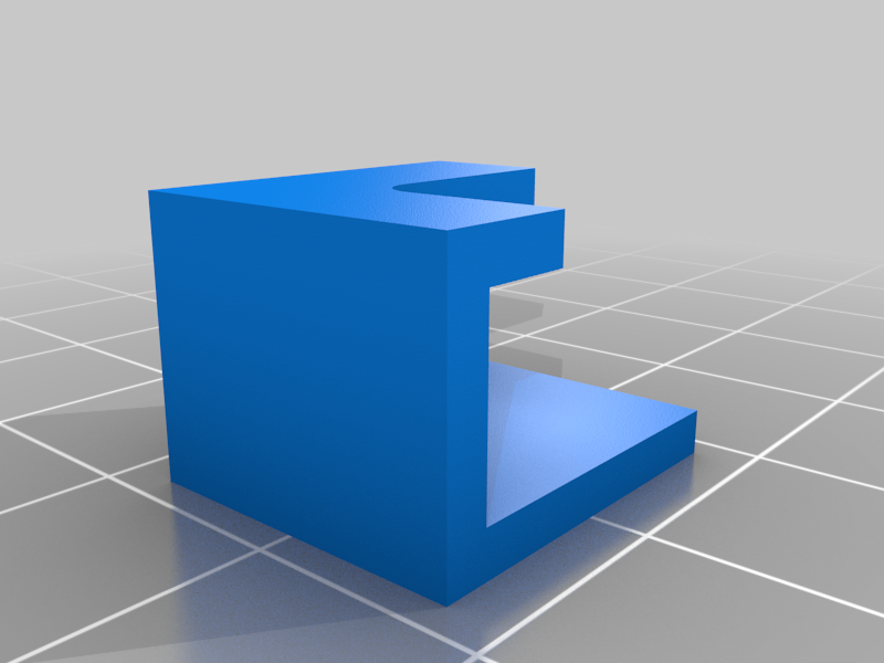 Glass bed corner clip
