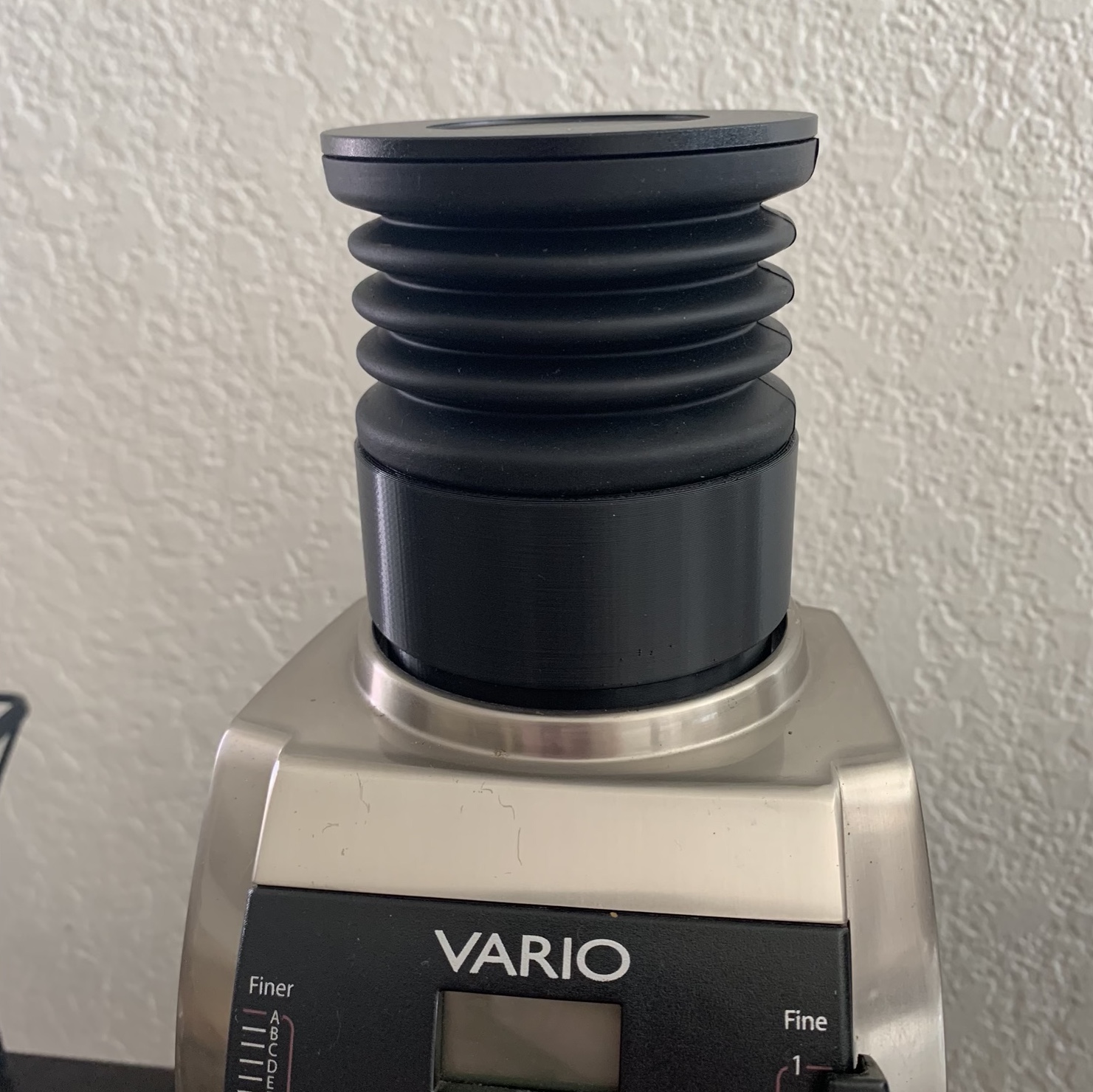 Baratza Vario/Forte Grinder single dose hopper for Aliexpress rubber bellows