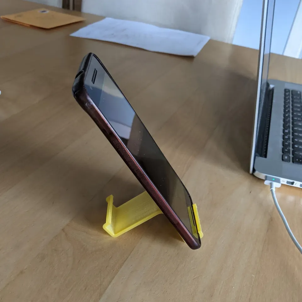 End of The Roll Phone Stand by Ian Foulds, Download free STL model