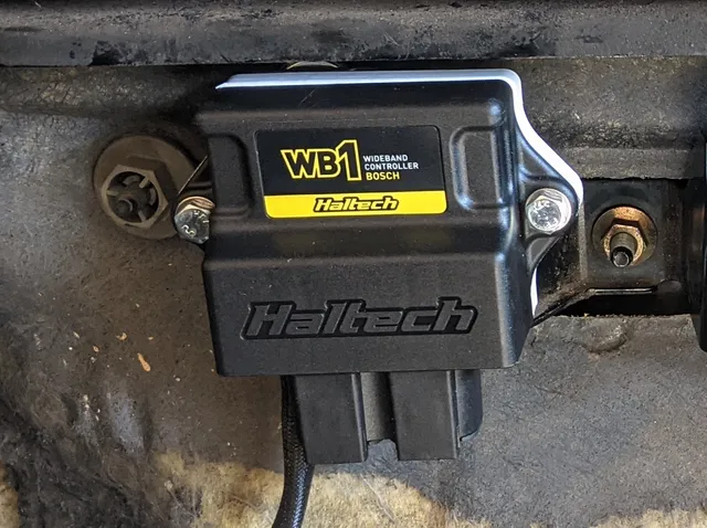 Mounting bracket for Haltech WB1/WB2 wideband controller