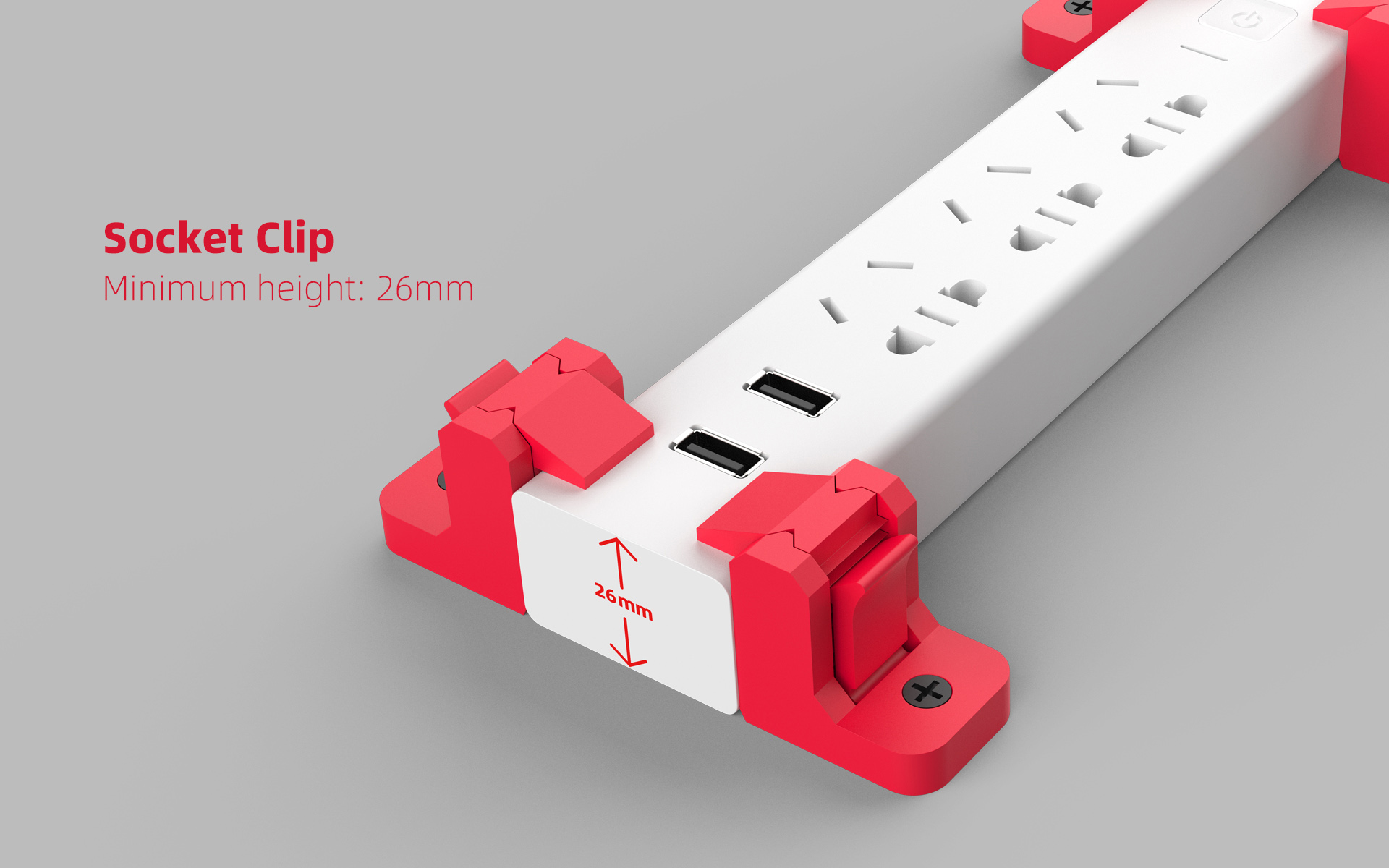 Miniatura 3 do modelo 3D Socket Clip