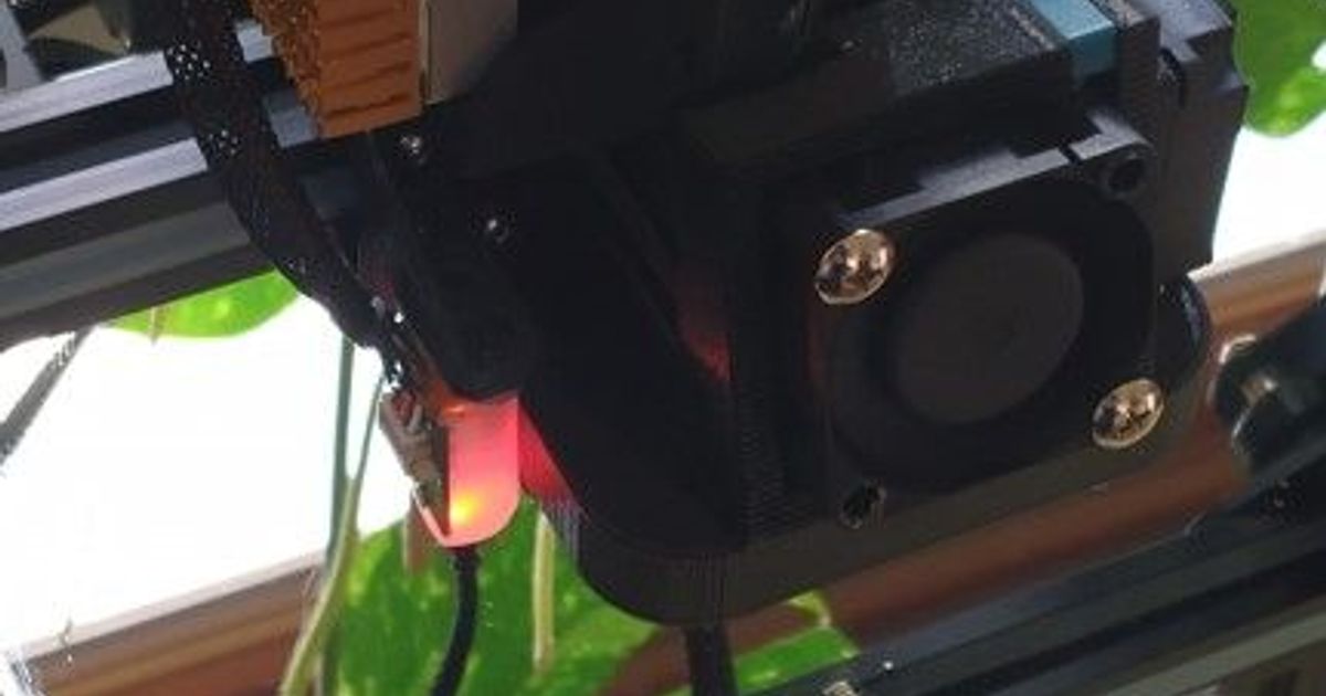 Satsana Ender 3 V2 4010 Fan Duct With BLTouch For Direct Drivinator By ...