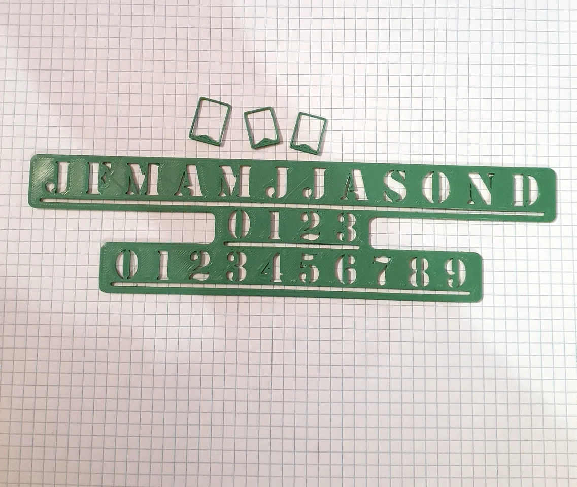 Calendar by SpaceDog3D | Download free STL model | Printables.com
