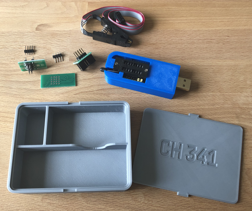 box for CH 341 enclosure and accessories