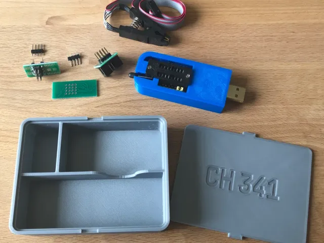 box for CH 341 enclosure and accessories