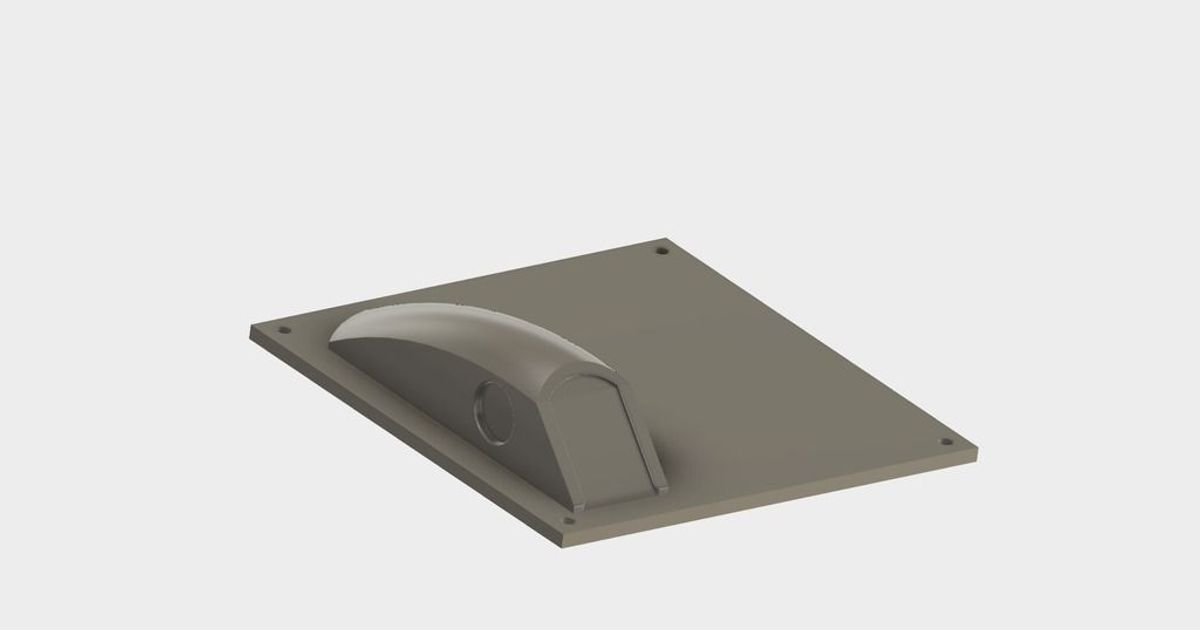 Servo Cover Plate by peter.skotte Download free STL model