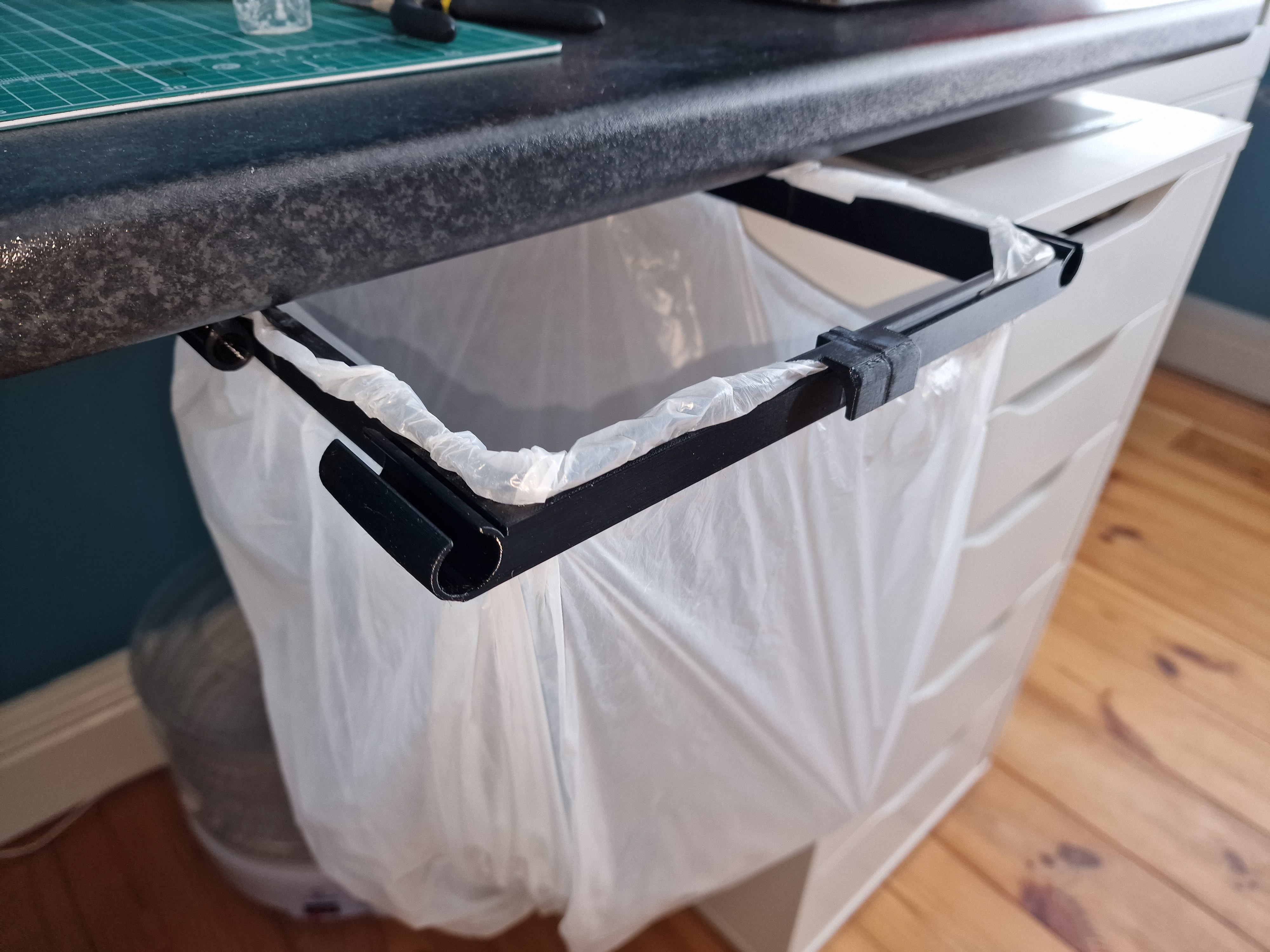 Under Desk Mounted Bin