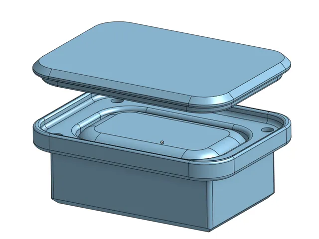 Shaving Soap Box with Lid