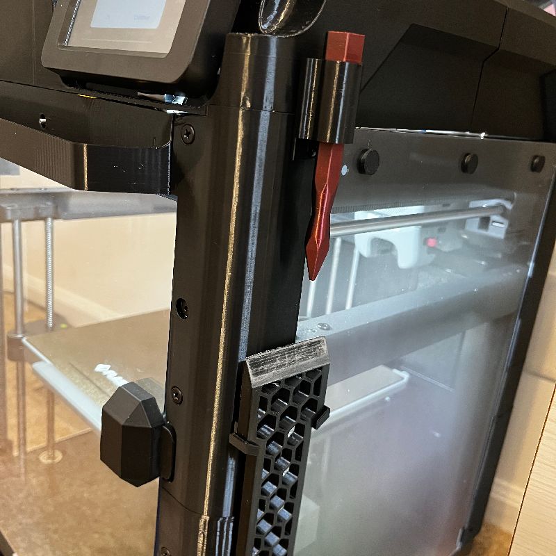 Hex Scraper Holder for Flashforge AD5M Enclosure by LetItRipMT ...