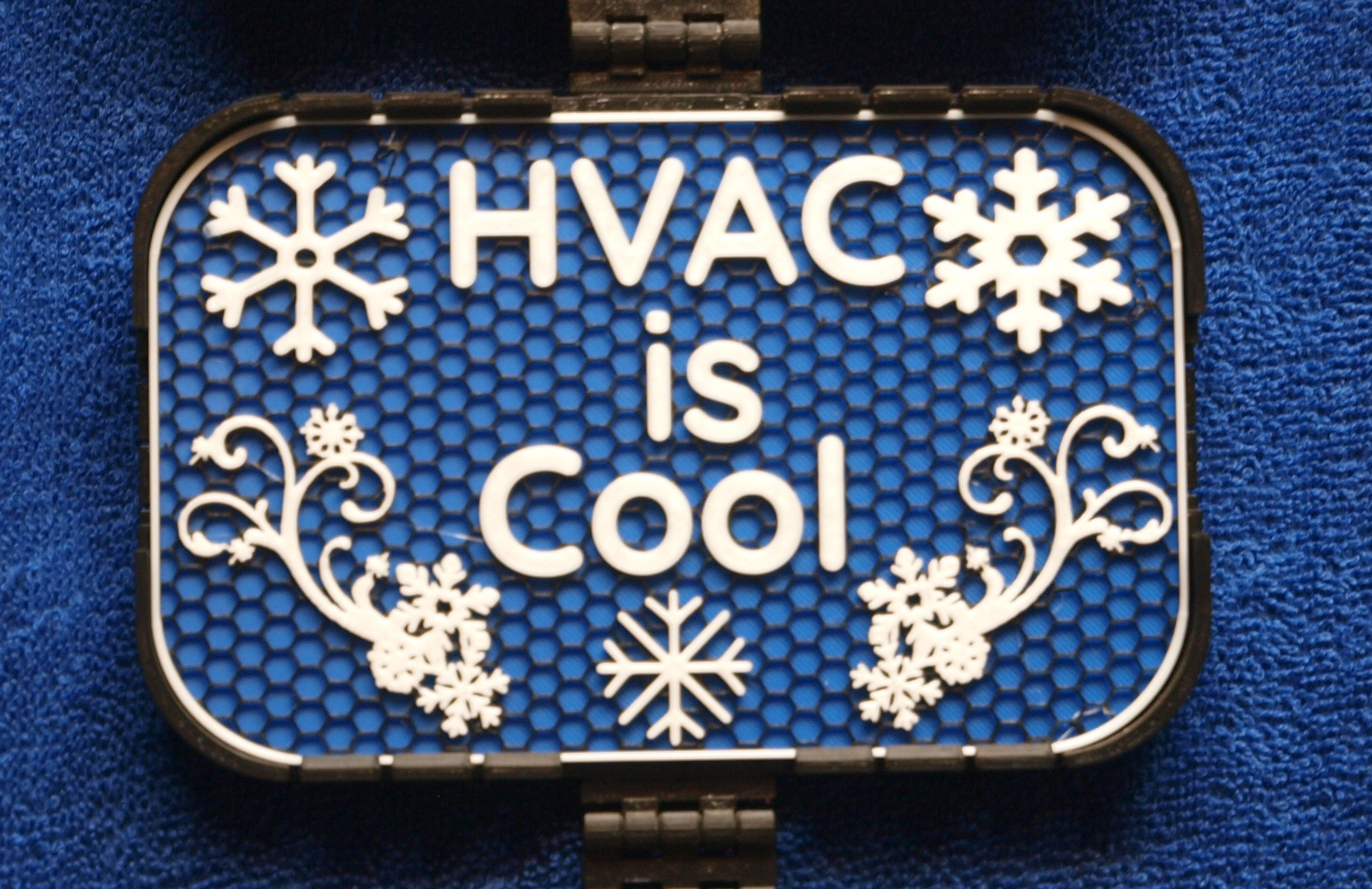 HVAC is Cool sign